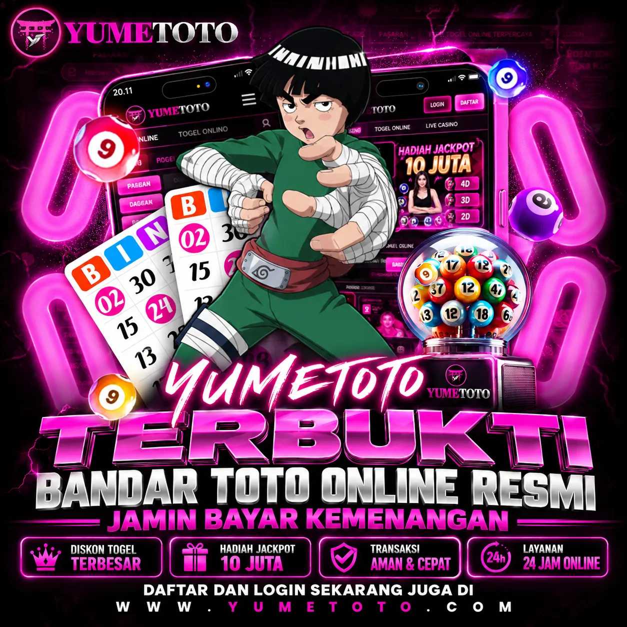 YUMETOTO • Terbukti Bandar Toto Online Resmi Jamin Bayar Kemenangan